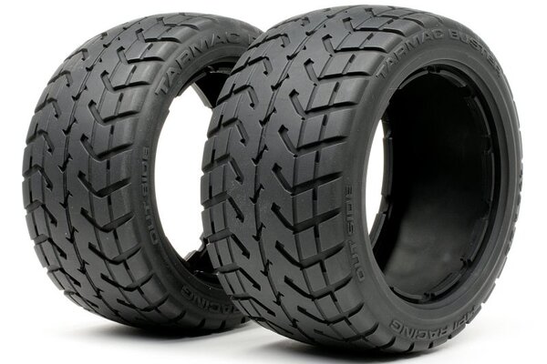 HPI Racing Tarmac Buster Tire M Compound (170x80mm/2pcs) - Baja 5B