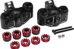 Hot Racing HRAAFE21M01  Triple Bearing Support Steerin Blocks, for Arrma 1/5