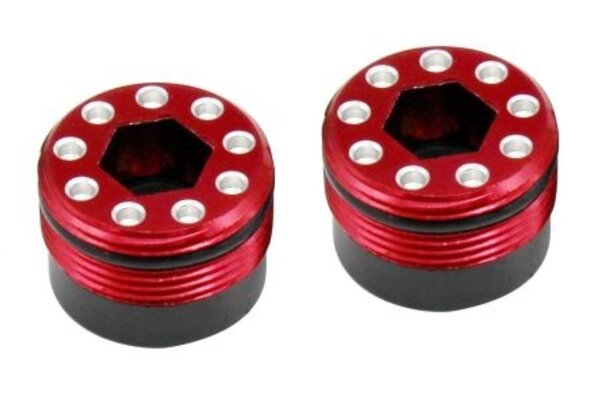 Hot Racing HRAAFE21N02  Aluminum O-Ring Delrin Cap Hub for Arrma 1/5