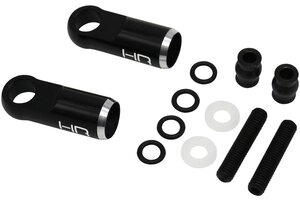 Hot Racing HRAANN14RN01  Aluminum Upper Chassis Brace Rod Ends, for Arrma 6S BLX