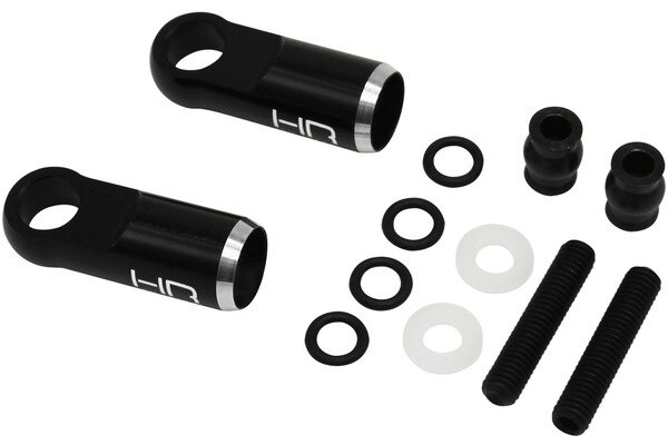 Hot Racing HRAANN14RN01  Aluminum Upper Chassis Brace Rod Ends, for Arrma 6S BLX