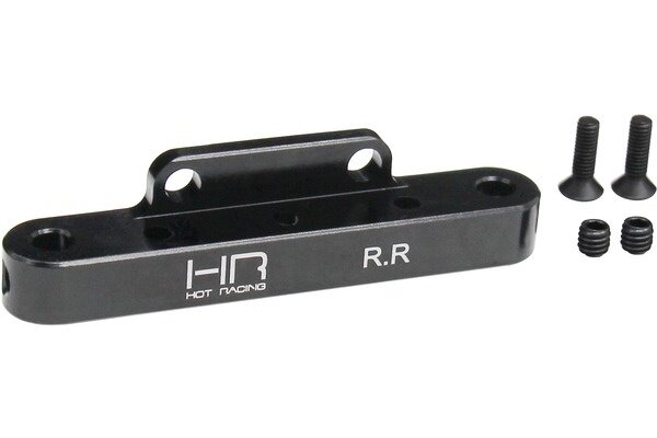 Hot Racing HRAAON09RR01  Alum Rear Lower Rear Suspension Arm Mount, Arrma1/8