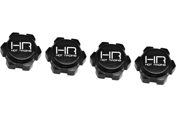 Hot Racing HRAAON10M01  Aluminum 17mm Friction Dirt Shield Wheel Nuts, for Arrma