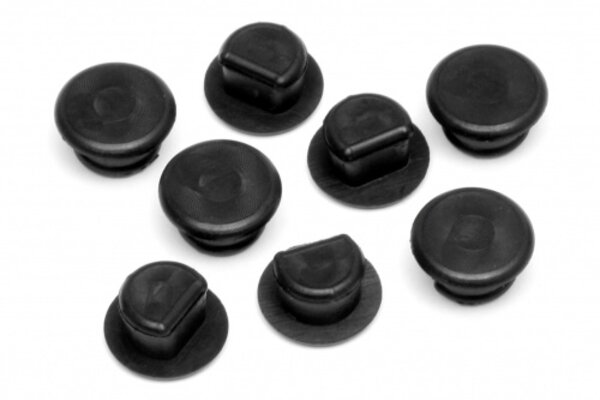 HPI Racing Rubber Cap 6X5mm (8pcs) Baja 5
