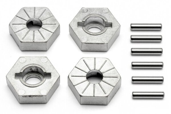 HPI Racing Hex Wheel Hub 17mm (Silver) Savage X