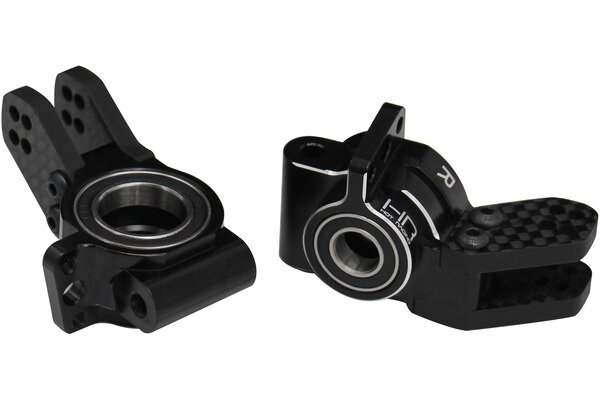 Hot Racing HRAAON22MA01  Aluminum Rear Hubs Heavy Duty Bearings, for Arrma