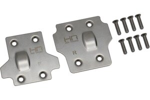 Hot Racing Stainless Steel Skid Plate Set for, Arrma Kraton/Outcast/Tali