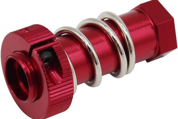 Hot Racing Servo Saver Tube w/ Clamping Nut Set, for 1/8th