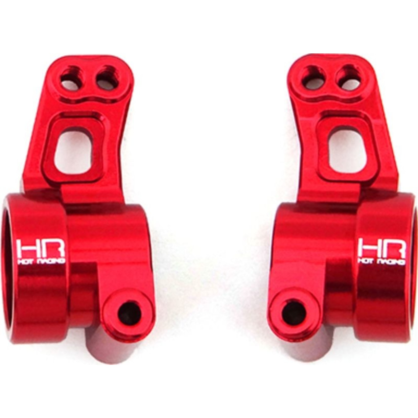 Hot Racing Aluminum Rear Hubs, for Arrma 2WD, Red