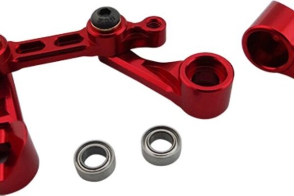 Hot Racing Aluminum Bellcrank Steering Saver w/ Bearings, for Arrma 2