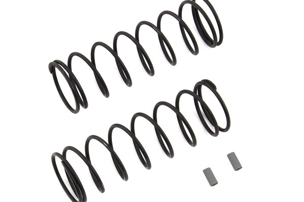 Team Associated Front Springs V2, Gray, 5.3 lb/in, L70