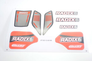 Corally (Team Corally) Body Decal Sheet  - Radix 6S - 1 pc