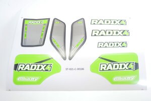 Corally (Team Corally) Body Decal Sheet  - Radix 4S - 1 pc