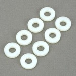 Dubro #8 Nylon Flat Washer 8/pkg