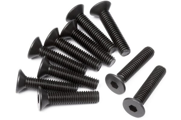 HPI Racing Flat Head Screw M3X14mm (Hex Socket/10pcs)
