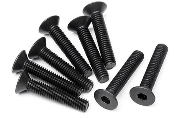 HPI Racing Flat Head Screw M3X16mm (Hex Socket/8pcs)