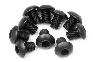 HPI Racing Button Head Screw M3X4mm (Hex Socket/10pcs) HPI Racing Button Head Screw M3X4mm (Hex Socket/10pcs)