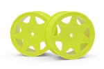 HPI Racing Ultra 7 Wheels Yellow 30mm (2pcs)