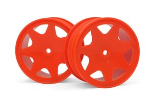 HPI Racing Ultra 7 Wheels Orange 35mm (2pcs)
