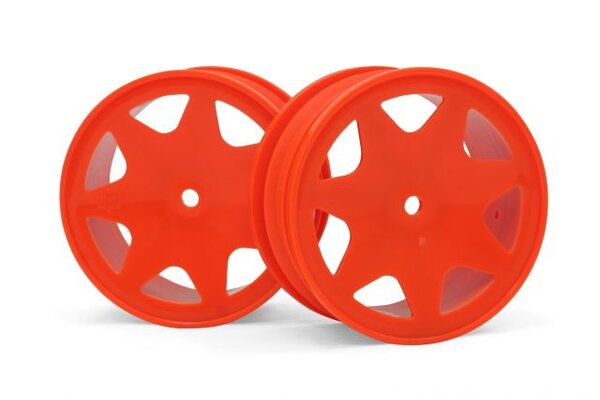 HPI Racing Ultra 7 Wheels Orange 35mm (2pcs)