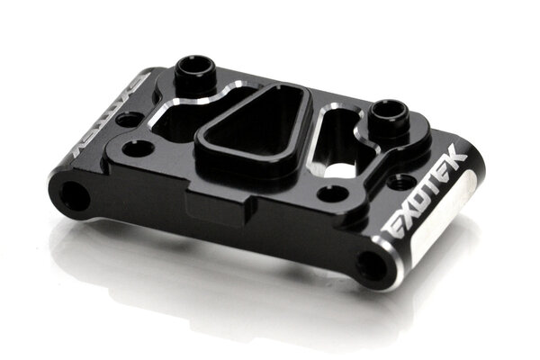 Exotek Racing 22S HD Front Pivot, 7075 Black with Silver