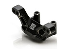 Exotek Racing 22S HD Front Camber Block, 7075 Black with Silver