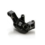 Exotek Racing 22S HD Front Camber Block, 7075 Black with Silver