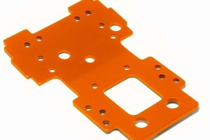 HPI Racing Bulkhead Lower Plate 2.5mm (Orange) Savage X/XL