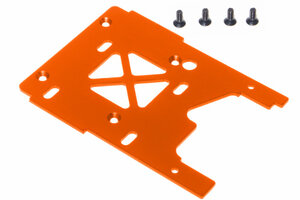 HPI Racing Engine Plate 2.5mm (7075/Orange) Savage X