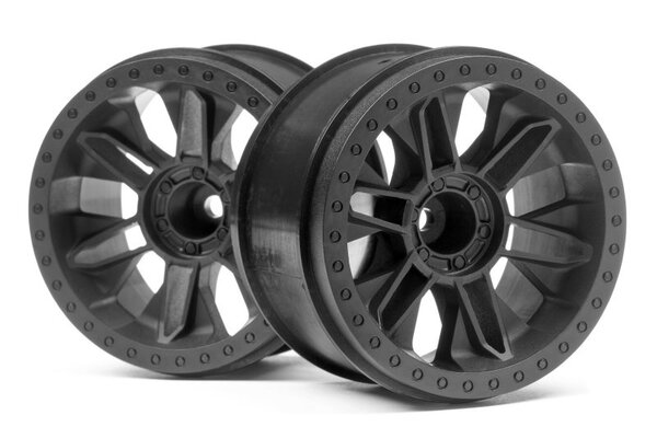 HPI Racing 6-Shot Jumpshot ST Wheel (Black/2pcs)