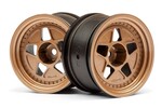 HPI Racing Tarmac R40 Wheel Bronze 52X31X+15mm Offset (2pcs)