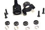 Hot Racing Black Aluminum C-Hubs, for Axial XR10, Wraith