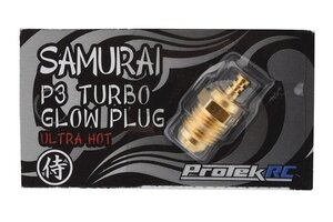 Protek RC PTK-2630 ProTek RC Gold P3 Samurai Turbo Glow Plug (Ultra Hot)