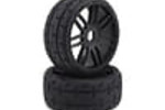 GRP GRP GT - TO1 Revo Belted Pre-Mounted 1/8 Buggy Tires (Black) (2) (S5)