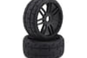GRP GRP GT - TO1 Revo Belted Pre-Mounted 1/8 Buggy Tires (Black) (2) (S5)