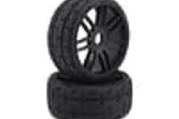 GRP GRP GT - TO1 Revo Belted Pre-Mounted 1/8 Buggy Tires (Black) (2) (S5)