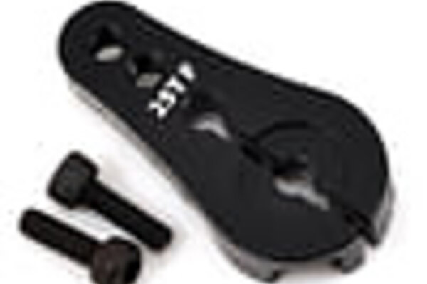 Protek RC PTK7808BK  4mm Aluminum Short Clamp Lock Servo Horn (Black) (25T-Futaba/Orion/Savox/Protek)