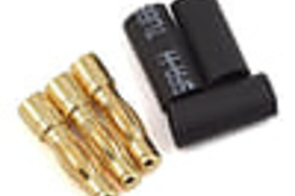 Protek RC PTK-5049   RC 4mm Serrated Male Bullet Connector (3 Male)