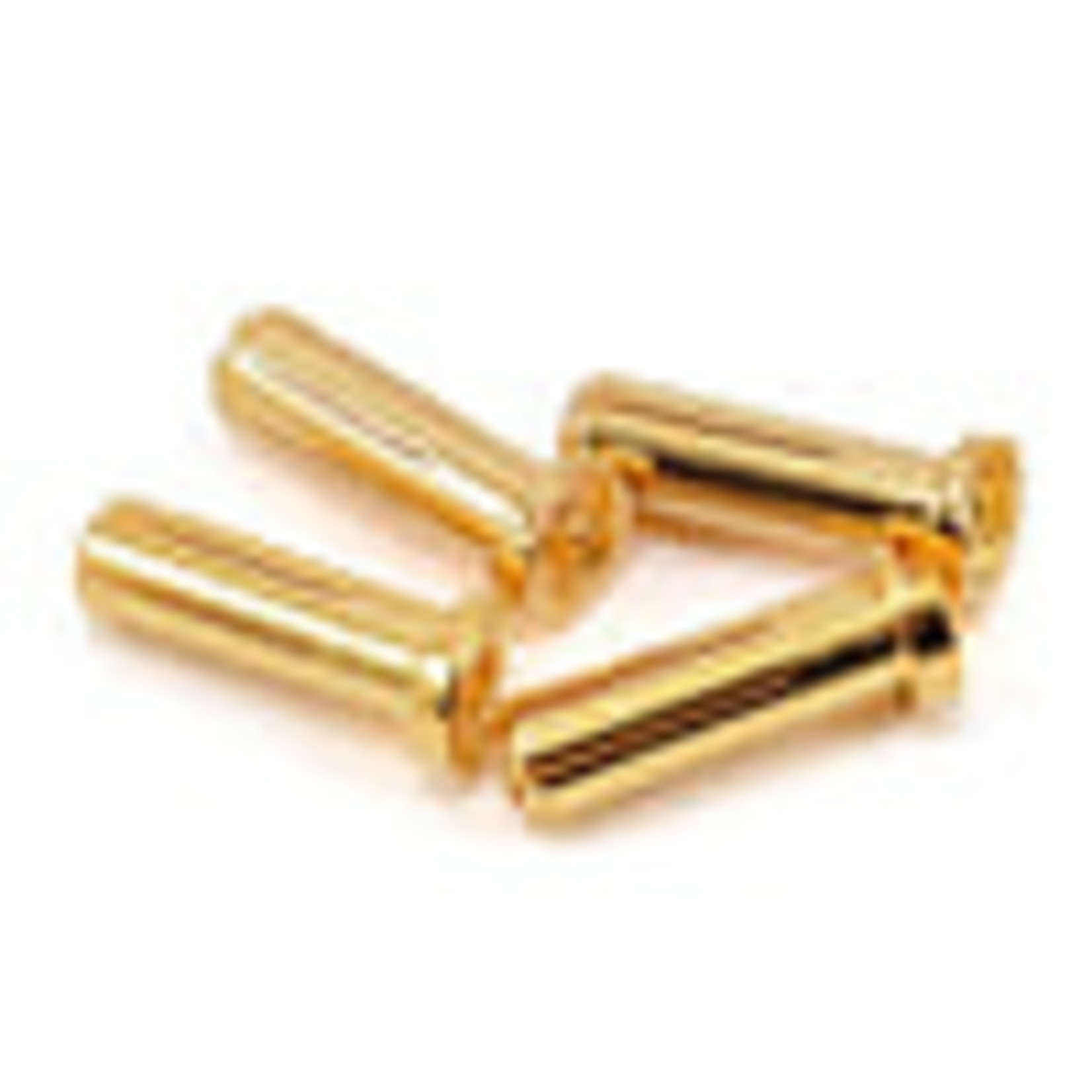 Protek R/C 5.0mm Super Bullet Sold Gold Connectors (4 Male)