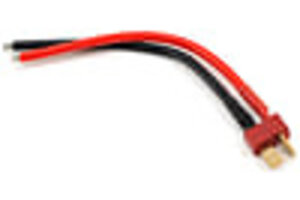Protek RC PTK-5201   RC T-Style Ultra Plug Male Device Pigtail (10cm, 14awg wire) (1)