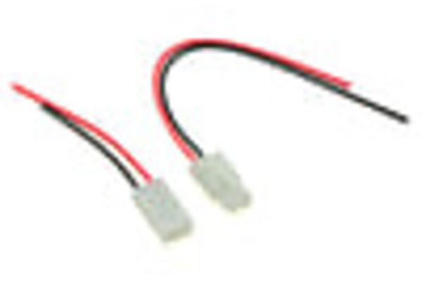 Tamiya TAM50106  Tamiya 7.2V NiMH Connector Set w/Wire Leads (Male & Female)