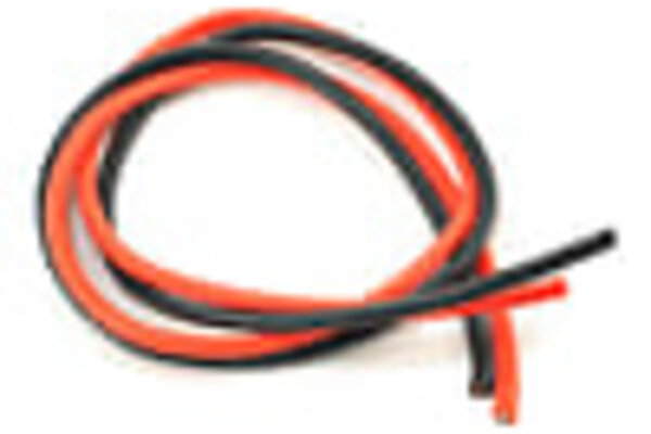 Protek RC PTK-5614  ProTek RC 12AWG Red & Black Silicone Wire (2ft/610mm)