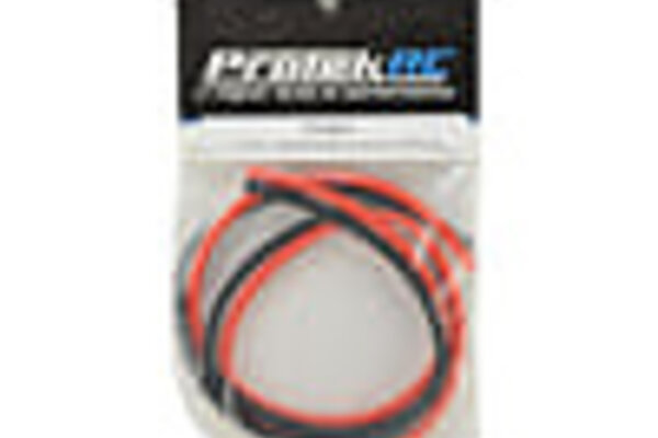 Protek RC PTK-5614  ProTek RC 12AWG Red & Black Silicone Wire (2ft/610mm)
