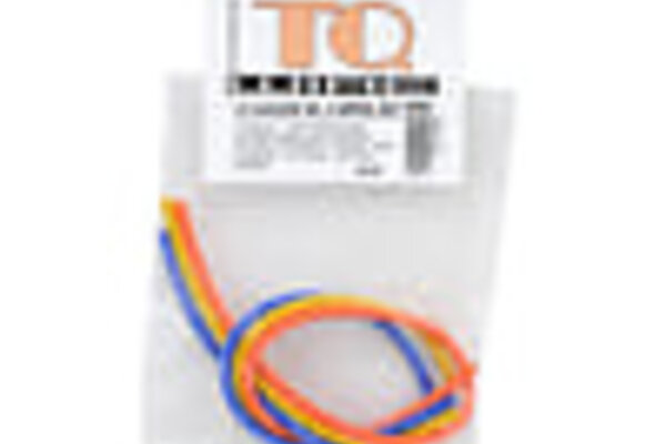 TQ Wire TQW1304  13 Gauge Super Flexible Wire- 1' ea. Blue, Yellow, Orange