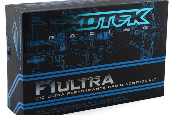 Exotek Racing F1 Ultra 1/10 Formula Chassis Kit, Pro Race Kit, No