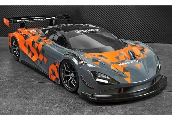Bittydesign BDYGT-190S20T  Bittydesign Seven20 1/10 GT Body (Clear) (190mm)