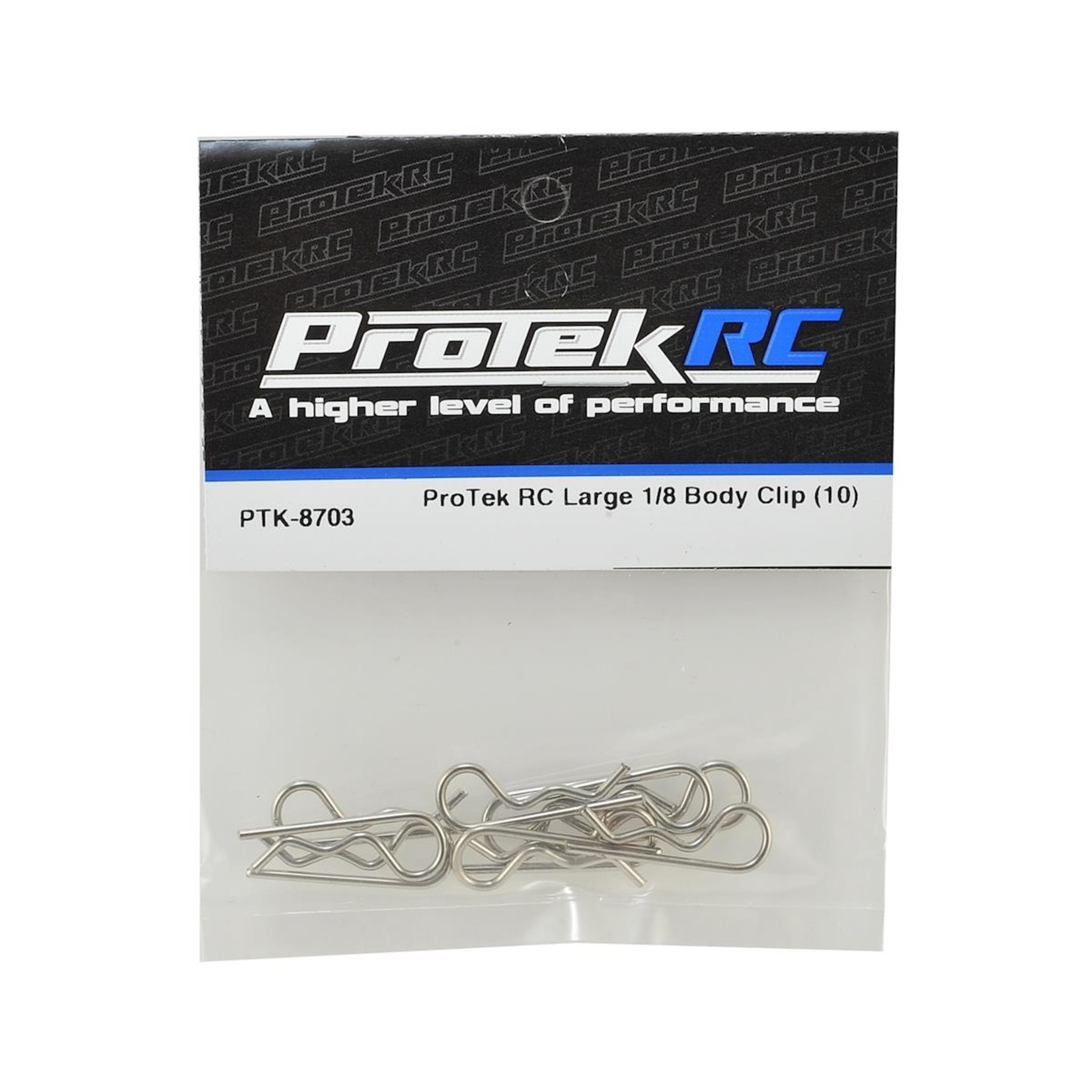 Protek R/C PTK-8703 ProTek RC Large Body Clip (10) (1/8 Scale)