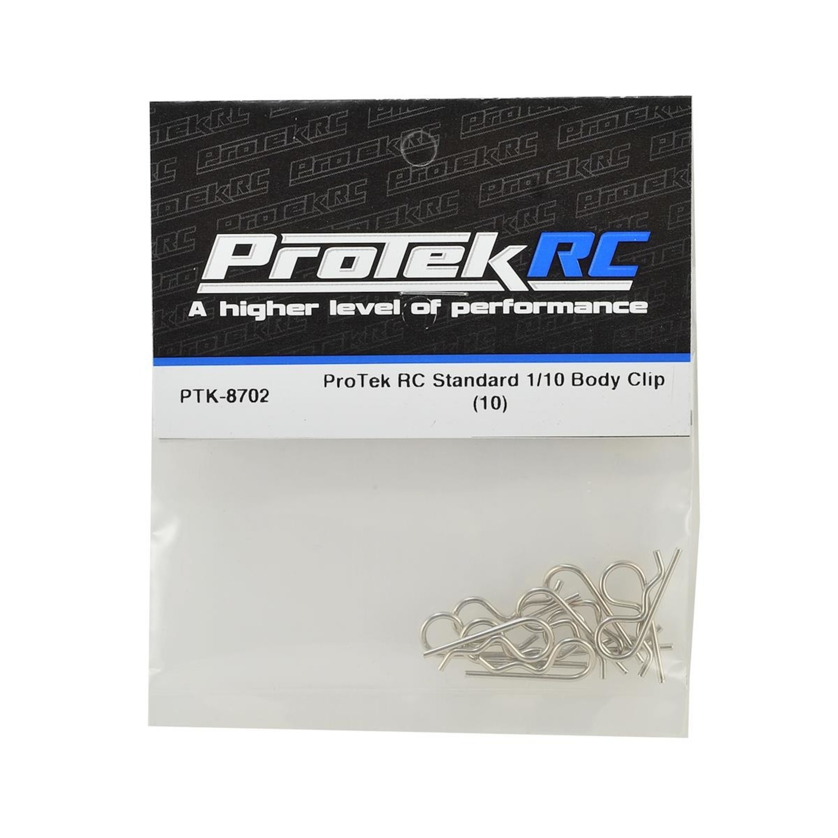 Protek R/C PTK-8702  ProTek RC Standard Body Clip (10) (1/10 Scale)