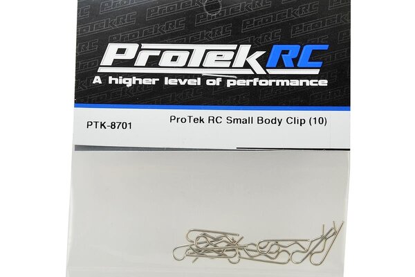 Protek RC PTK-8701   RC Small Body Clip (10) (1/12 Scale)
