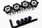 Hot Racing HRAWH17HS01 Hex Hub Adapters, 12mm to 17mm w/ 6mm Offset